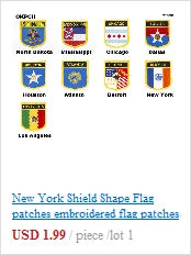 Albania Iron on Flag Patches Saw on Badges Patches for Clothing PT0001-3