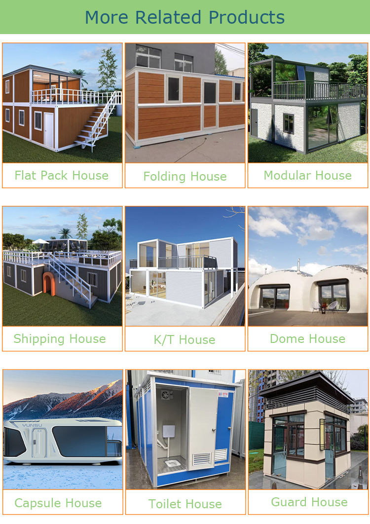 two floor prefab house container house with 2 garage amazing price