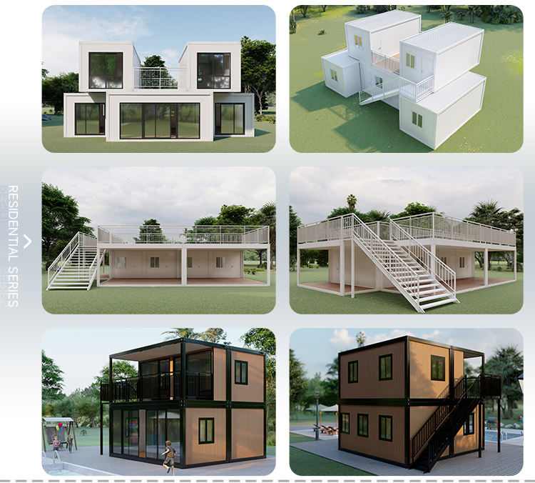 Steel structure modular villa easy assemble modern home,Safety protection anti-earthquake flood relief tent container house