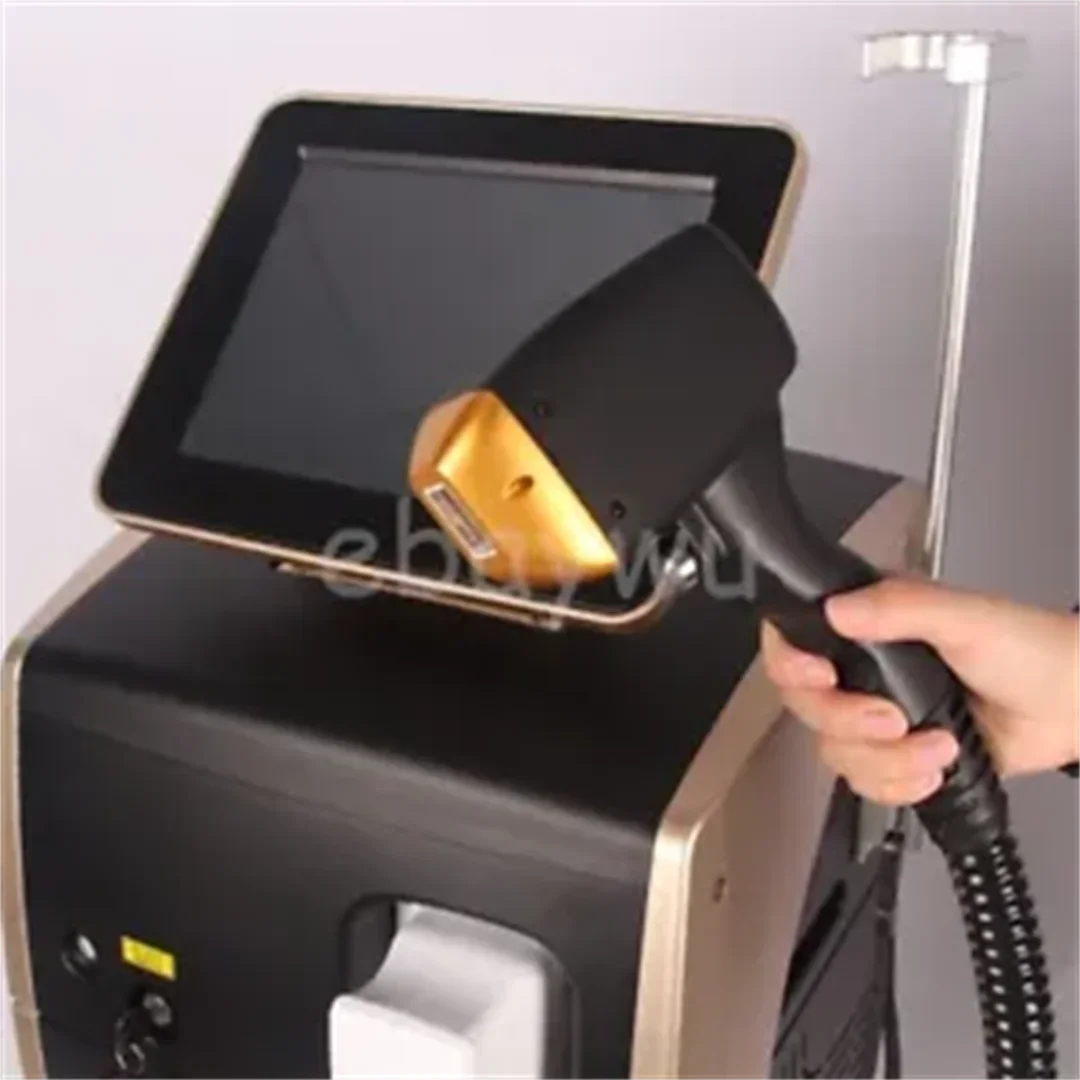 Professional Diode Ice Titanium Laser Body Hair Removal Machine 3 Wavelength 755/808/1064nm Face Hair Remove for Salon Epilator