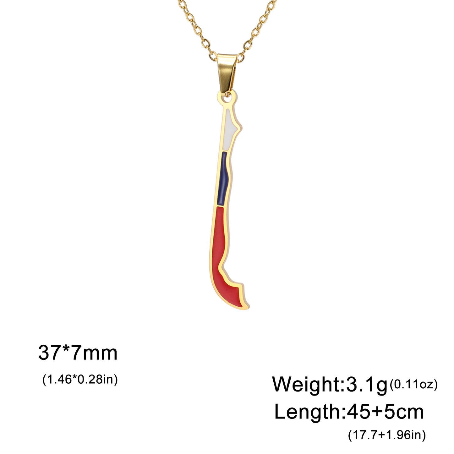 VASSAGO Afghanistan Albania Belize Ethiopia Map Necklace Iraq Chile Germany Italy Ghana Country Map Necklace Sicily Saint Martin