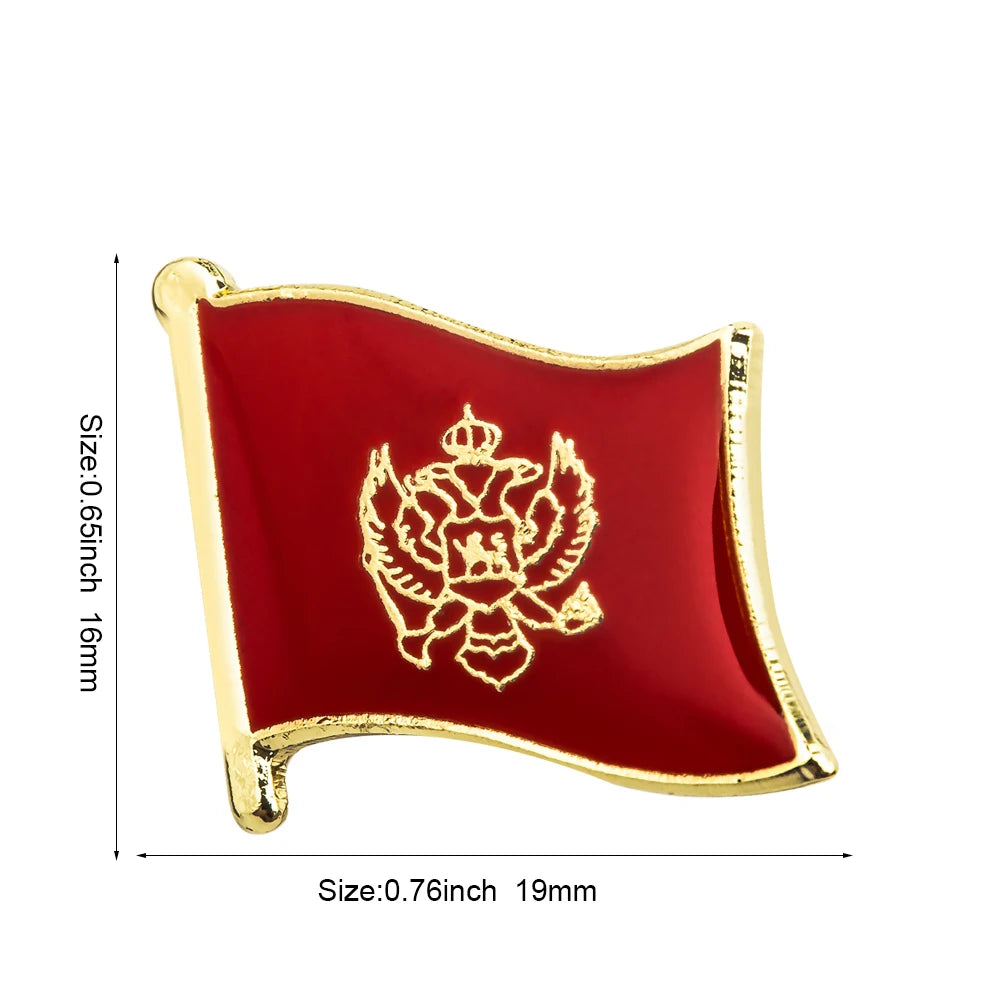 Flag Laple Pin Badge Brooch Albania Algeria Montenegro U.A.E. Oman Azerbaijan Ethiopia Ireland Estonia Andorra Austria Australia