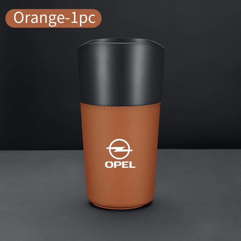 Car Trash Bin Console Rubbish Cans Storage Phone Holder Garbage Box For Opel Corsa Astra Insignia Vectra Zafira Meriva Mokka Amp