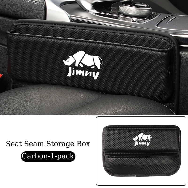 Car Seat Seam Organiser Console Side Pocket Storage Bag Phone Holder For Suzuki Grand Vitara SX4 Swift Jimny Kizashi Liana
