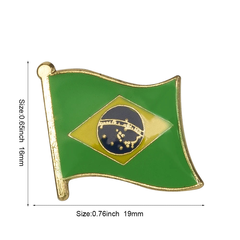 Flag Laple Pin Badge Brooch Albania Algeria Montenegro U.A.E. Oman Azerbaijan Ethiopia Ireland Estonia Andorra Austria Australia