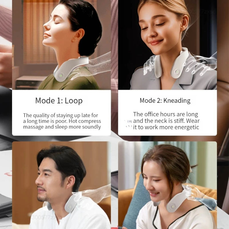 Xiaomi Jeeback K1 Electric Wireless Neck Massager Relieve Neck Pain Relax Massage Muscles Mitigation Fatigue Household Portable