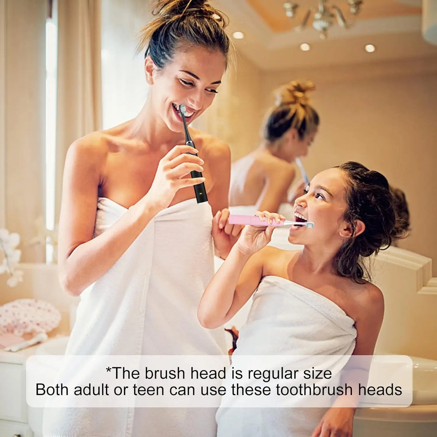 Tooth Brush Heads for Aquasonic Black Series Pro Vibe Series Duo Pro Series Electric Toothbrush Heads Replacement Refill Bristle