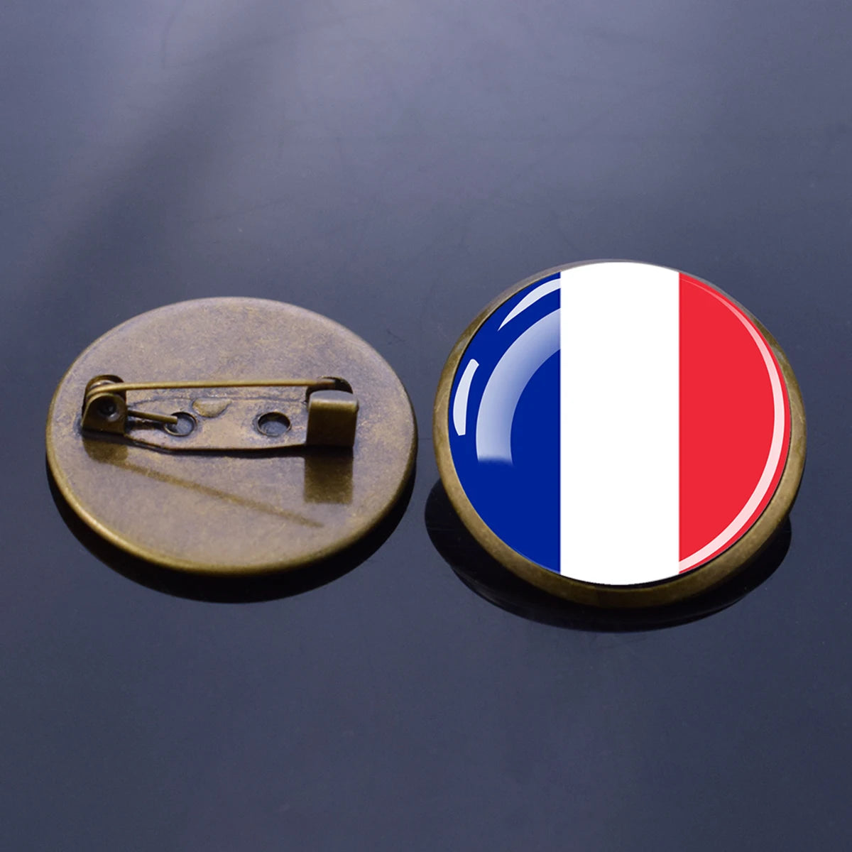 Europe National Flag Brooch Pins Albania Spain Italy France UK Germany Poland Flags Badge Patriot Gift