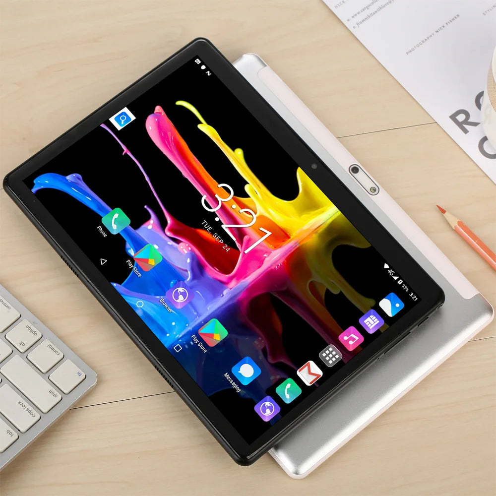 New Arrival 10.1 Inch Google Android Tablets Octa Core 4GB RAM 64GB ROM Dual SIM WiFi Bluetooth Android 3G Phone Call Tablet Pc
