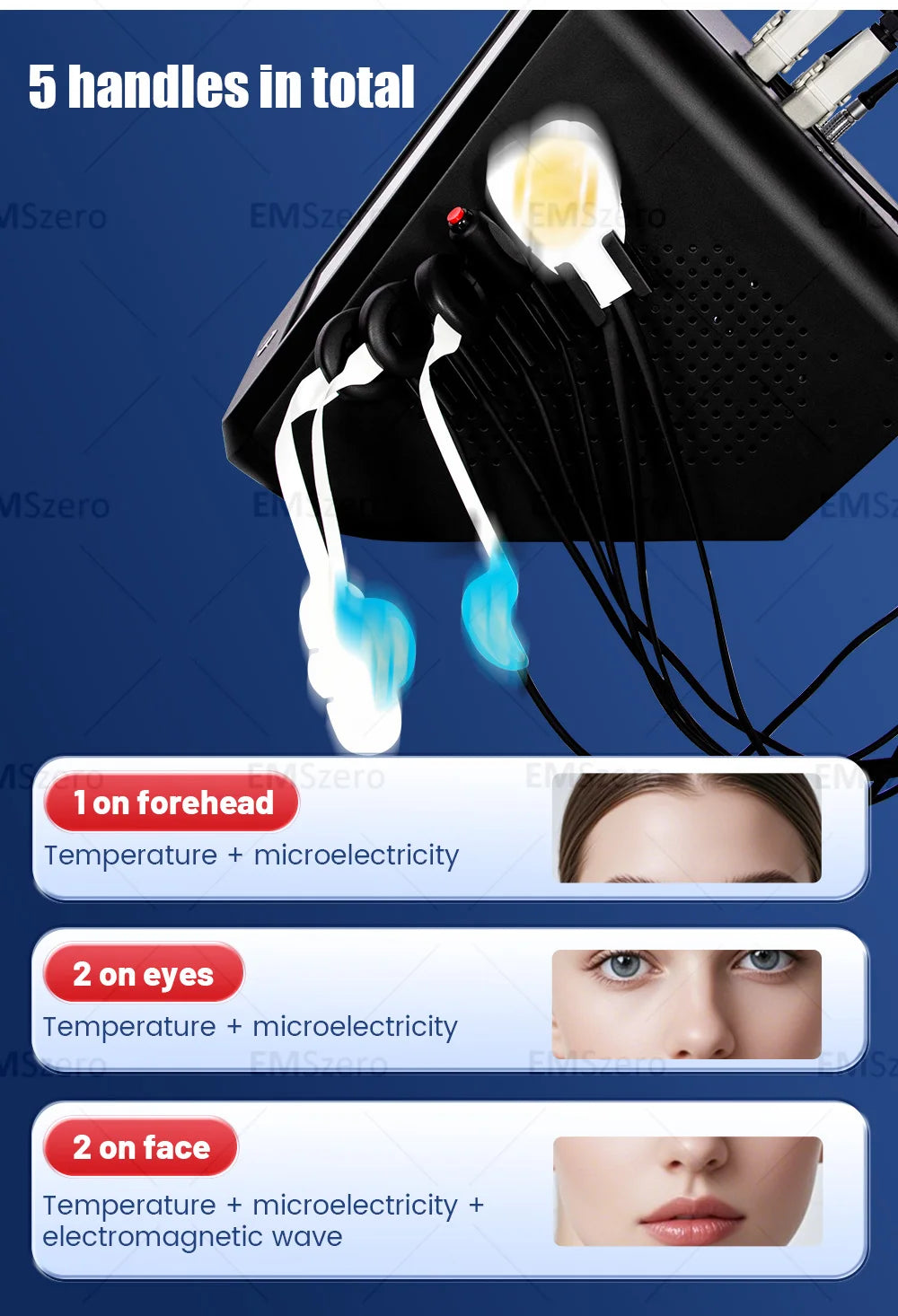 2024 The latest portable EMRF face anti-aging care machine pe face lift machine EMS face beauty machine