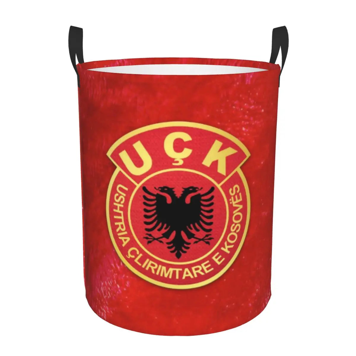 Albania Laundry Basket Foldable Albanian Pride Clothes Hamper for Baby Kids Toys Storage Bin