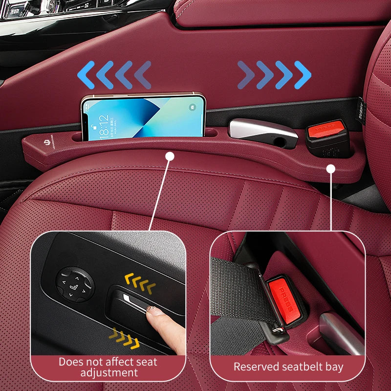 Car Seat Gap Filler Strip Seam Storage Plug Phone Holder Crevice Organizer For Leapmotor T03 S01 C11 C01 C10 Leap MotorFor T03