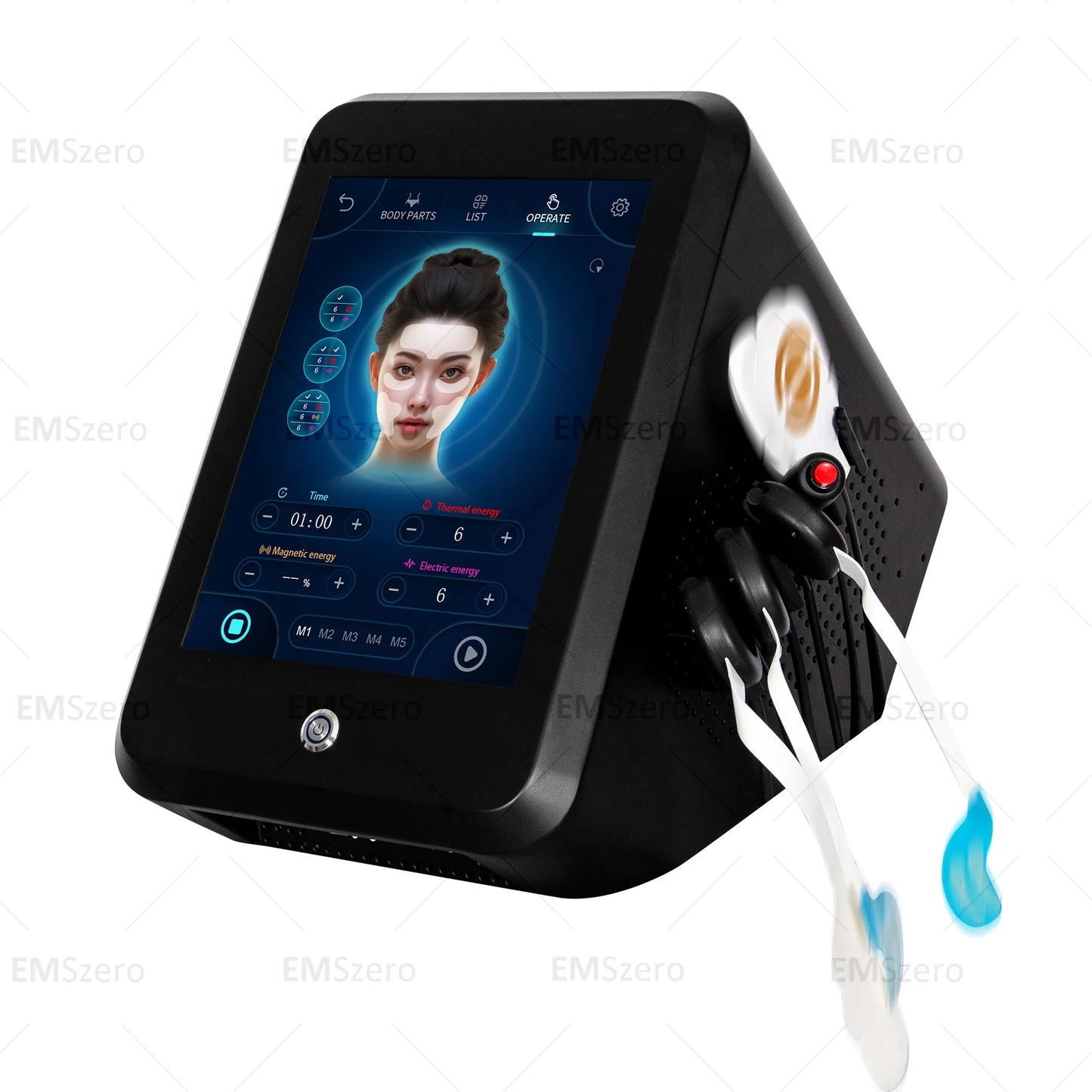 2024 The latest portable EMRF face anti-aging care machine pe face lift machine EMS face beauty machine