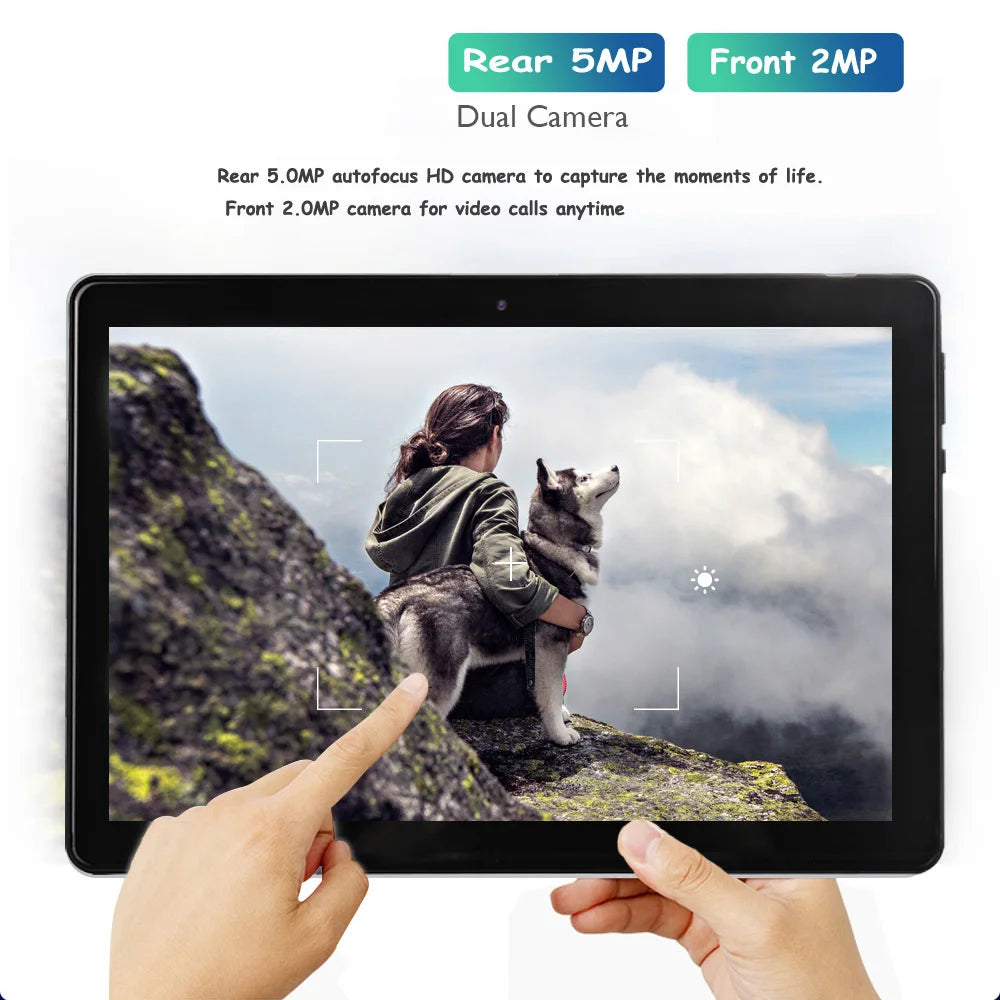 New Arrival 10.1 Inch Google Android Tablets Octa Core 4GB RAM 64GB ROM Dual SIM WiFi Bluetooth Android 3G Phone Call Tablet Pc