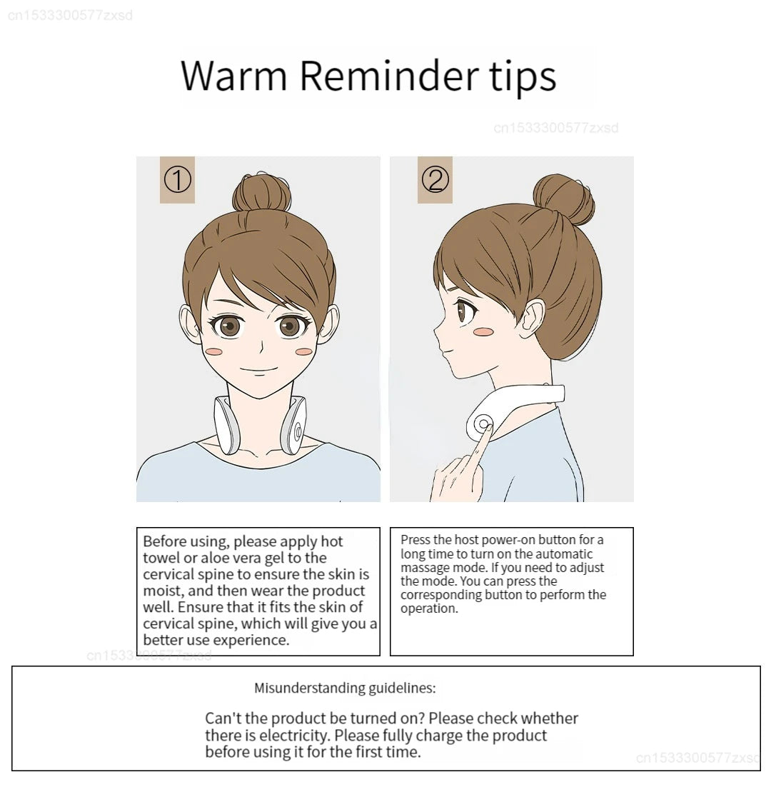 Xiaomi Jeeback K1 Electric Wireless Neck Massager Relieve Neck Pain Relax Massage Muscles Mitigation Fatigue Household Portable