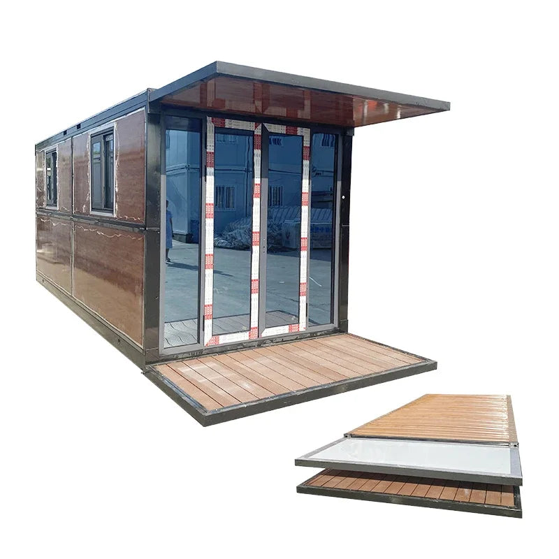Steel Structure Single Apartment Fast Installation Movable Tiny Folding Box Room Modular Foldable Home Prefab House for Living