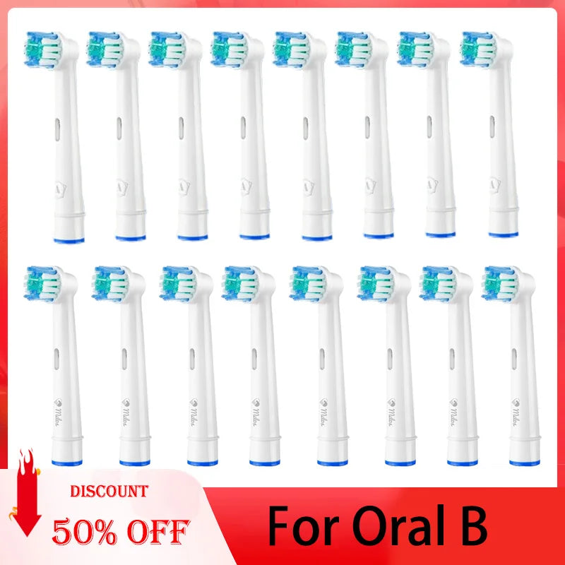 For Oral B Sonic Electric Toothbrush Headย Fit Advance Power/Pro Health/Triumph/3D Excel/Vitality Replacement Brush Heads