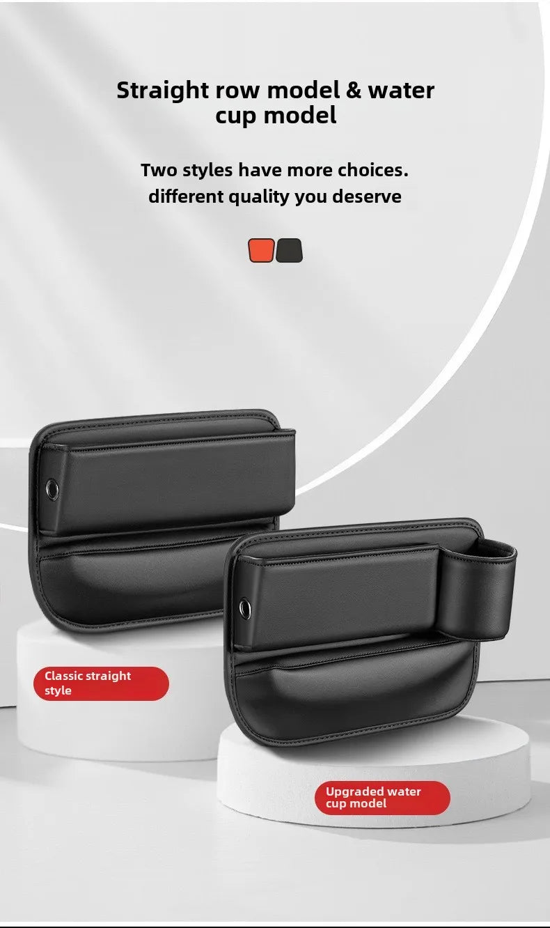 Car Seat Gap Filler Multifunction Organizer Storage Box Key Card with Cup Phone Holder New Universal Pocket Interior Accessories
