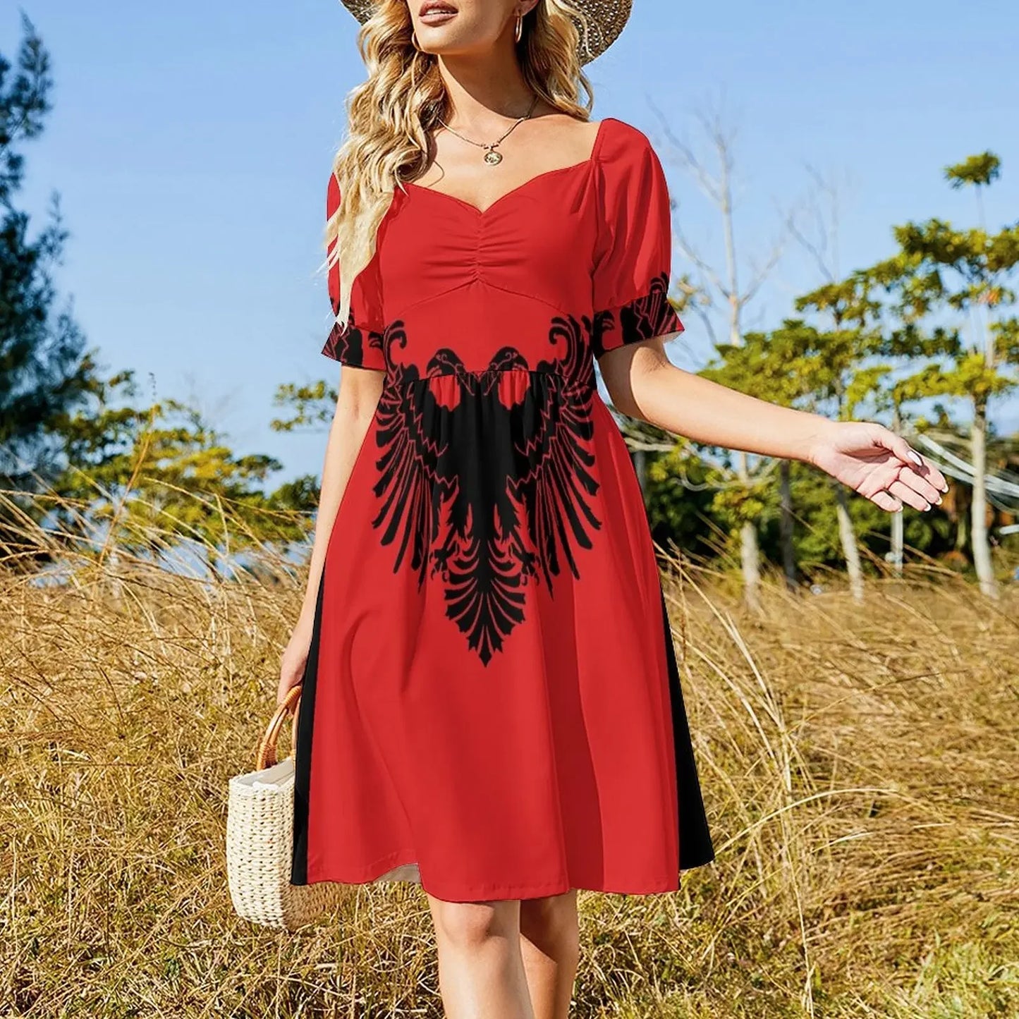Albanian Flag Sleeveless Dress birthday dress evening dress wedding dresses for parties Summer dresses for women