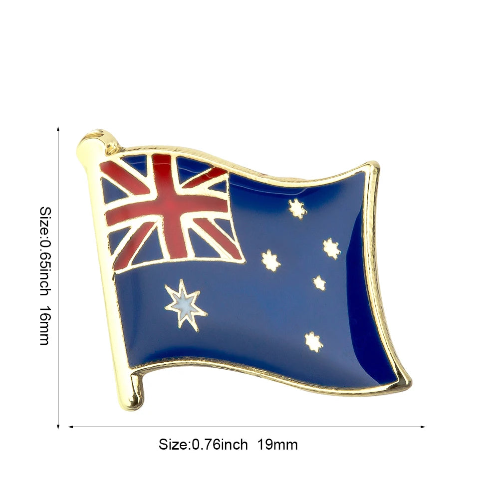 Flag Laple Pin Badge Brooch Albania Algeria Montenegro U.A.E. Oman Azerbaijan Ethiopia Ireland Estonia Andorra Austria Australia