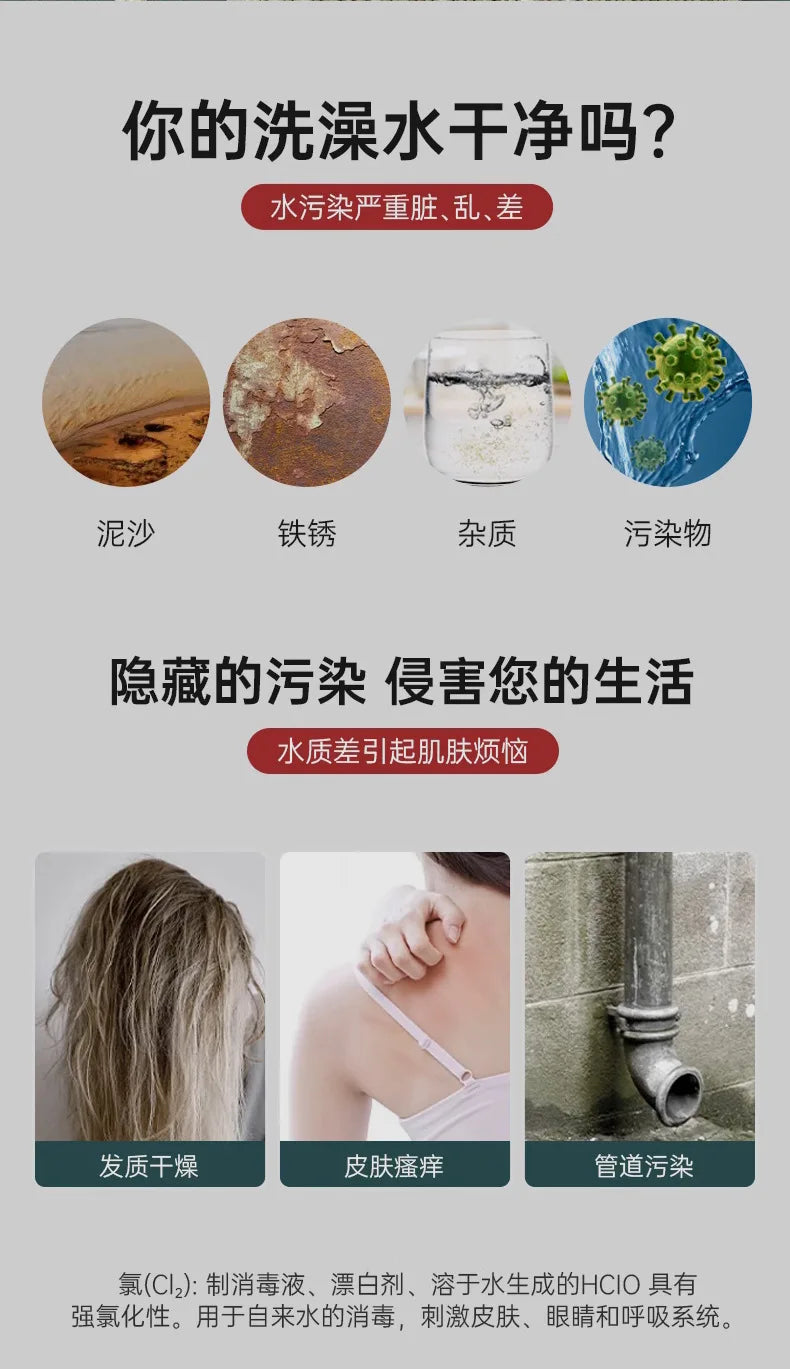 Portable Shower Head for Travel Business Trip 3 Modes High Pressure Spray Nozzles Replace Hotel Shower Mini Bathroom Showerhead