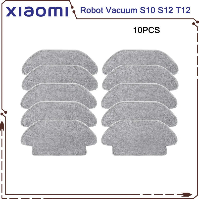 Compatible For Xiaomi Robot Vacuum S10 S12 T12 B106GL/ Mop 2S XMSTJQR2S / 3C B106CN Parts Accessories Main Side Brush Filter Mop