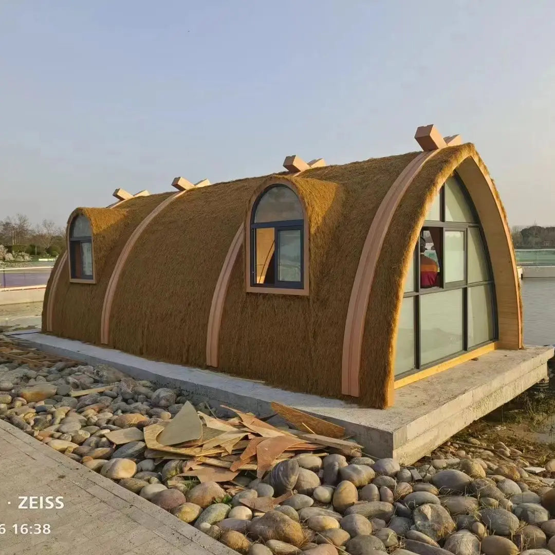 Venice Yacht style Prefabricated boat house villa, Boat Shape metal Log Home, Prefab Tiny Modern IOT Houses.holiday Houseboat
