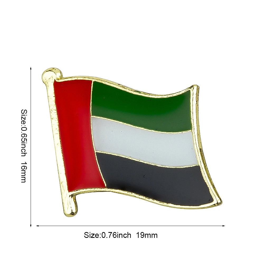 Flag Laple Pin Badge Brooch Albania Algeria Montenegro U.A.E. Oman Azerbaijan Ethiopia Ireland Estonia Andorra Austria Australia