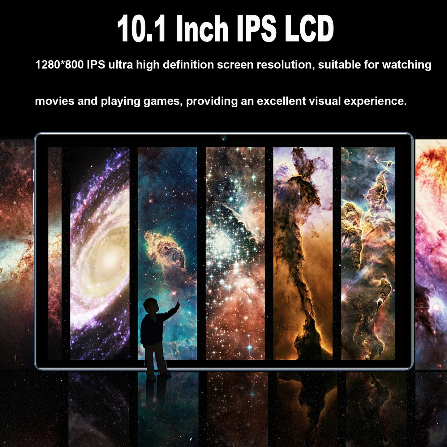 BDF Android 10.1 Inch Tablet Pc Google Play Octa Core Dual Cameras Dual SIM 3G Phone Call Tablets Bluetooth Wifi 4GB+ 64GB ROM