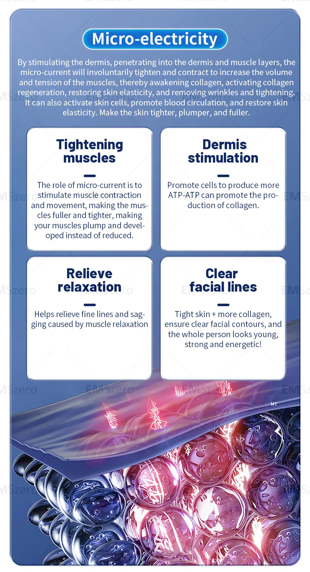 2024 The latest portable EMRF face anti-aging care machine pe face lift machine EMS face beauty machine