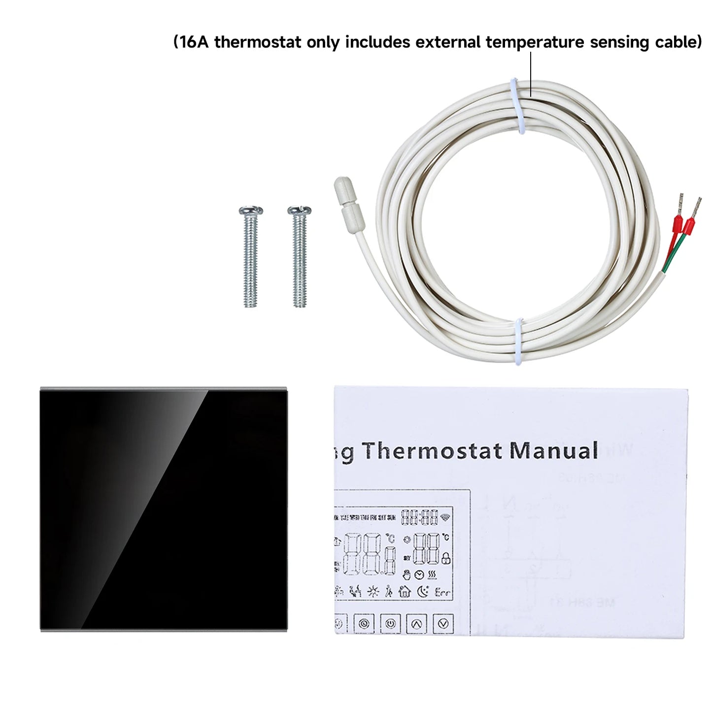 WiFi Smart Thermostat LCD Display Touch Screen for Electric Floor Heating Water/Gas Boiler Temperature Remote Controller
