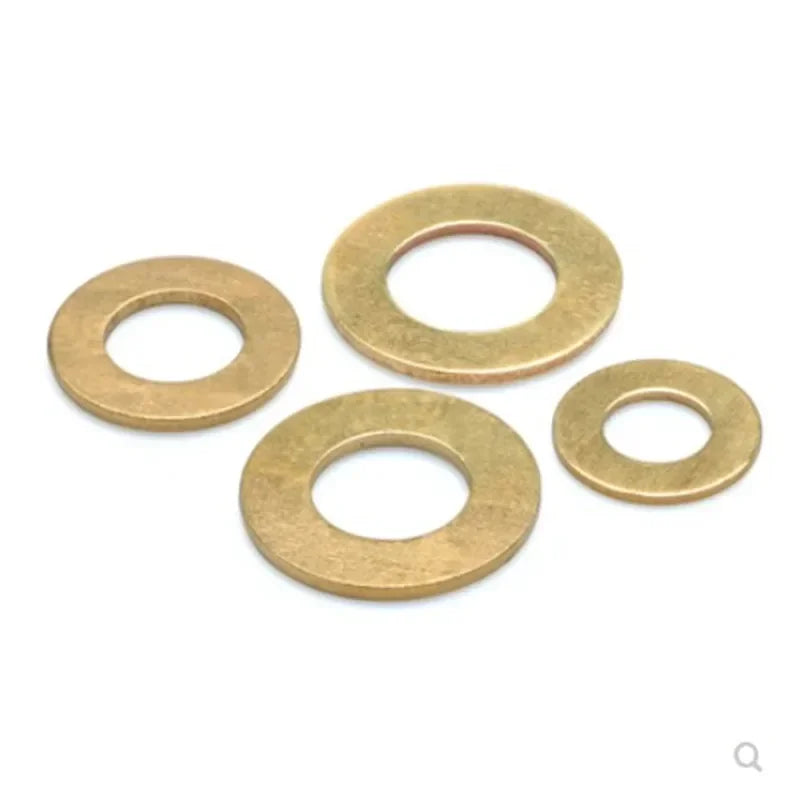 1-100pcs GB97 Solid Brass Flat Washers Flat Washers High Quality M2 M2.5 M3 M4 M5 M6 M8 M10 M12 M14 M16 M18 M20