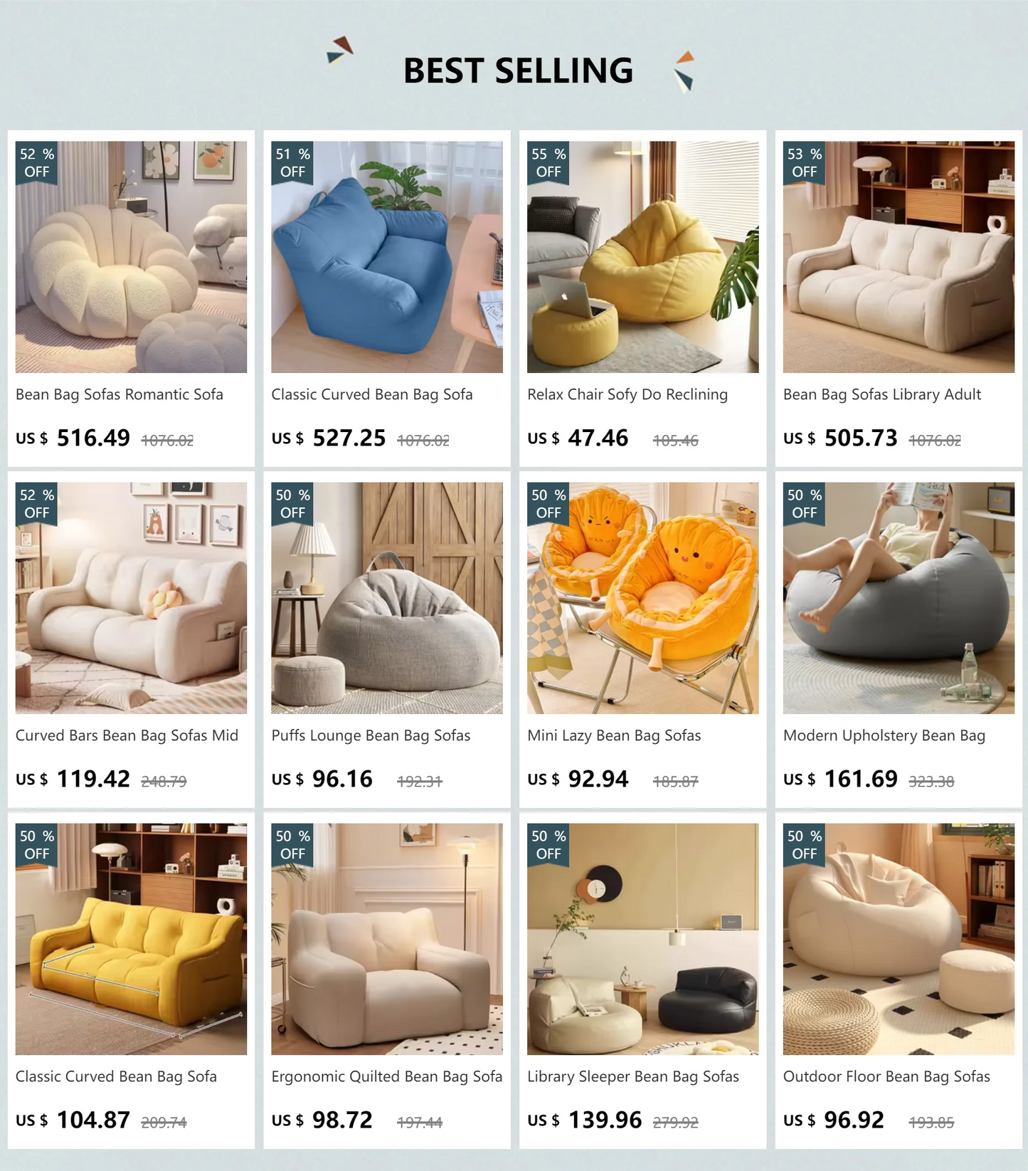 Bean Bag Sofas Library Adult Newborn Photography Grande Recliner Dorm Living Room Sofas Anti Slip Sectional Divani Modular Home