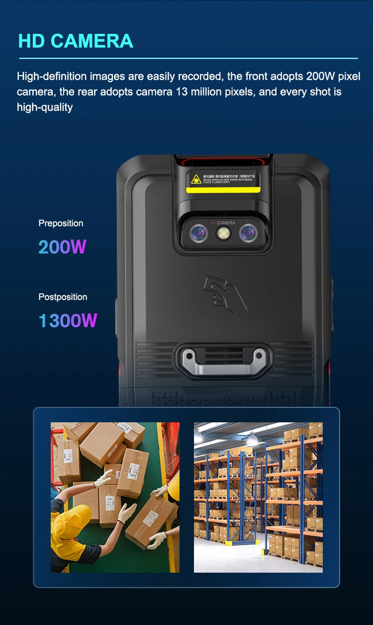 X501 Handheld PDA Goods Entry And Exit Equipment, Logistics Scanning Gun, Android Industrial Mobile Phone