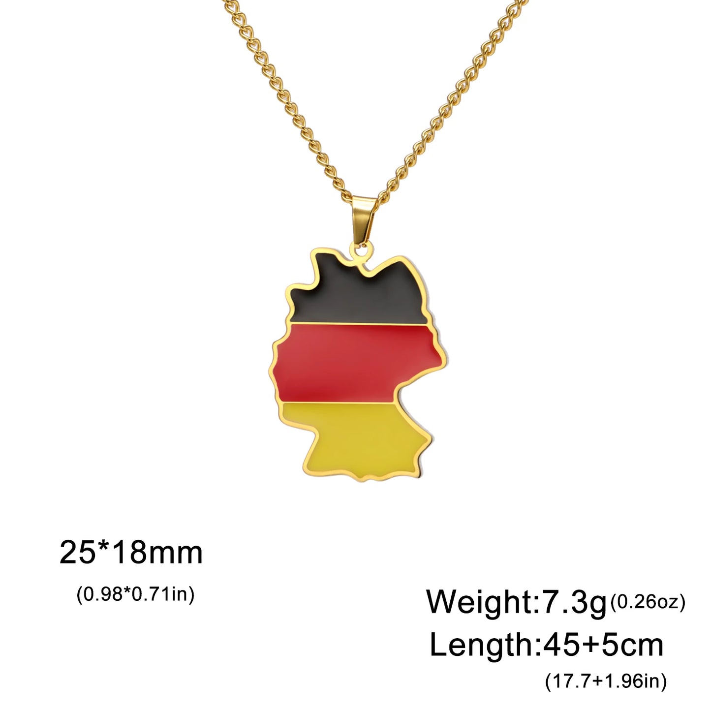 VASSAGO Afghanistan Albania Belize Ethiopia Map Necklace Iraq Chile Germany Italy Ghana Country Map Necklace Sicily Saint Martin
