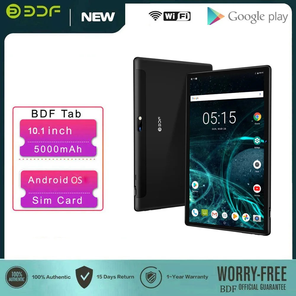 New Arrival 10.1 Inch Google Android Tablets Octa Core 4GB RAM 64GB ROM Dual SIM WiFi Bluetooth Android 3G Phone Call Tablet Pc
