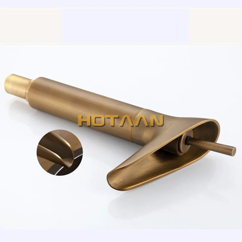 . Basin Faucet Antique Brass waterfall Bathroom Basin Sink Mixer Tap Crane,torneira YT-5039