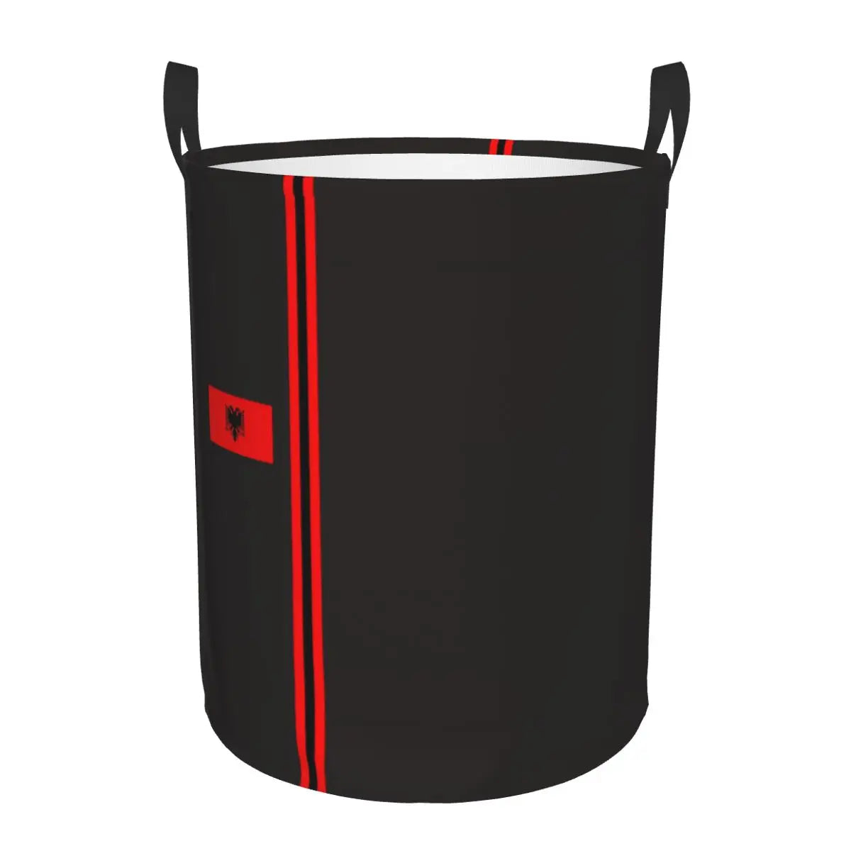Albania Laundry Basket Foldable Albanian Pride Clothes Hamper for Baby Kids Toys Storage Bin