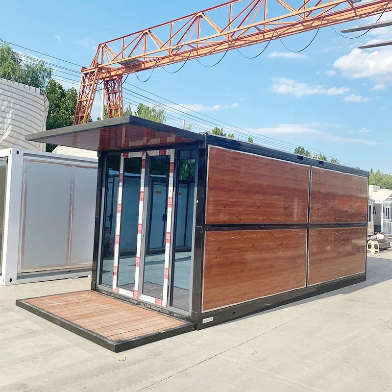 Steel Structure Single Apartment Fast Installation Movable Tiny Folding Box Room Modular Foldable Home Prefab House for Living