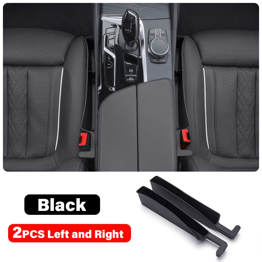 Car Seat Gap Anti-drop Storage Box Auto Lipstick Phone Cigarette Organizer Box Accessories For Nissan Qashqai J11 Xtrail Patrol