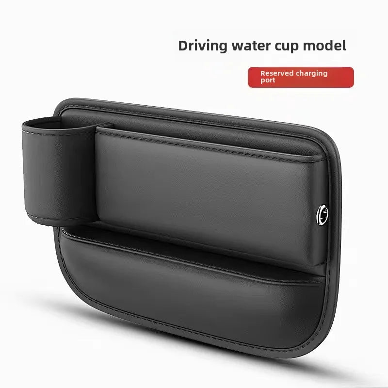 Car Seat Gap Filler Multifunction Organizer Storage Box Key Card with Cup Phone Holder New Universal Pocket Interior Accessories