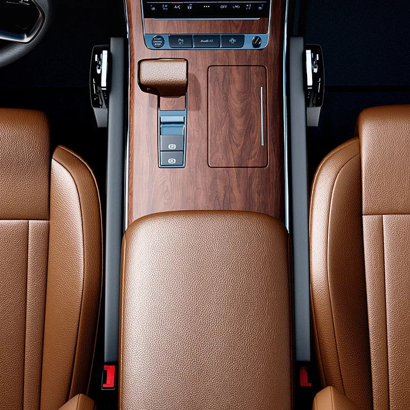 Car Seat Gap Filler Plug Leather Auto Leak Proof Anti Drop Storage For Driver Interior Phone Cards Eyeglasses Pockets Organizer