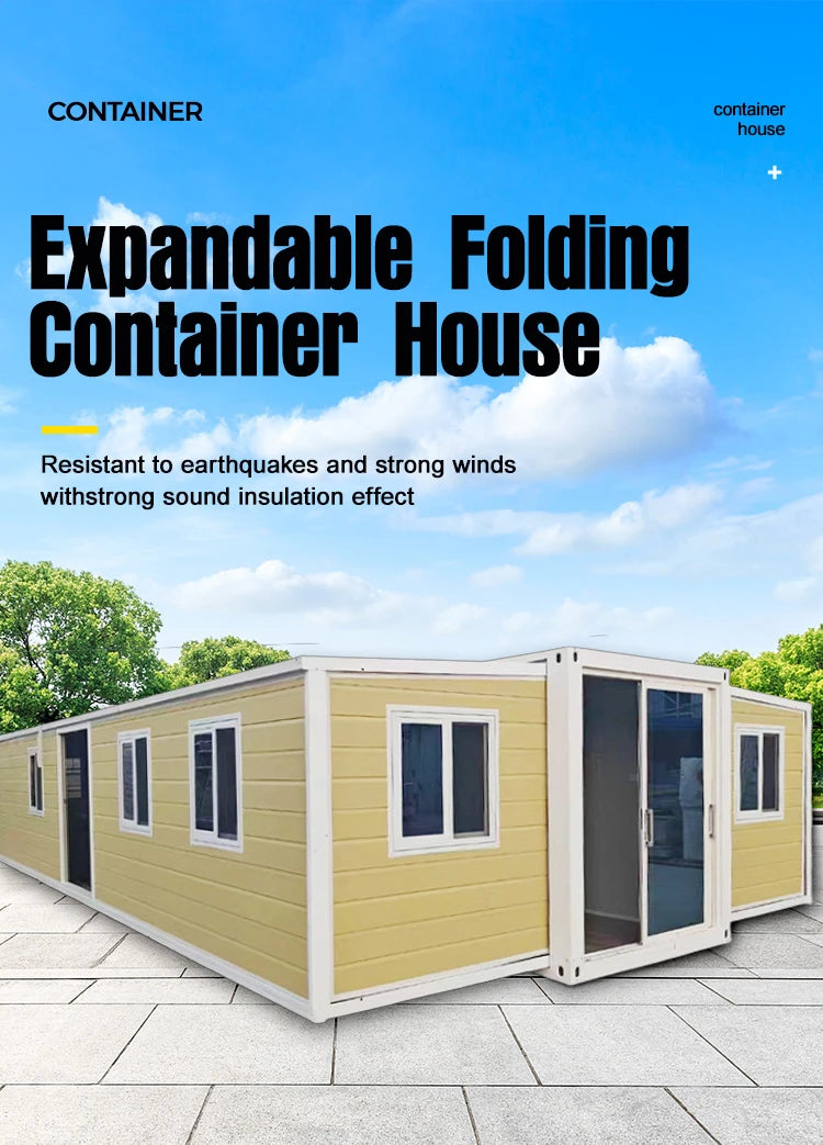 Prefabricated 20Ft 40Ft Expandable Prefabricated Container House for Sale Shipping Prefab Tiny Home 3 4 5 Bedroom