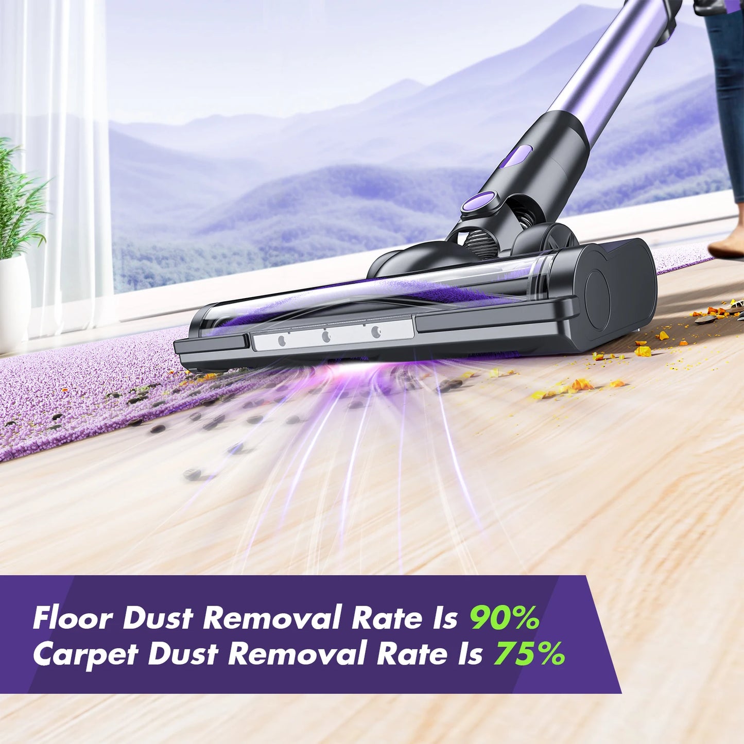 Wireless Handheld Vacuum Cleaner Cordless Handheld Chargeable Auto For Home & Car & Pet Mini Vacuum Cleaner ZCWA V07 100000PA