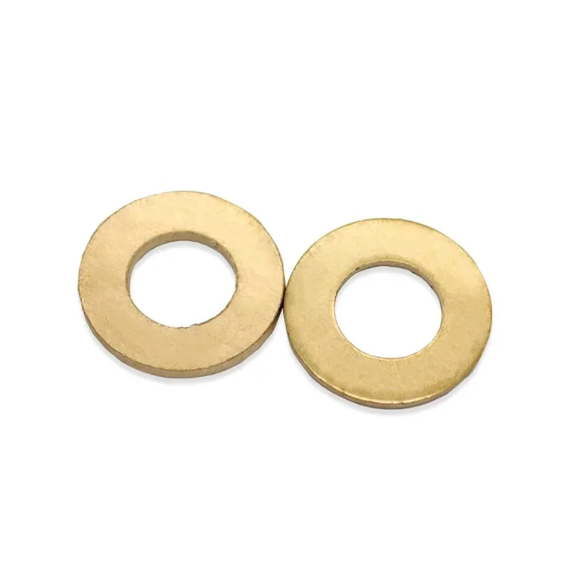 1-100pcs GB97 Solid Brass Flat Washers Flat Washers High Quality M2 M2.5 M3 M4 M5 M6 M8 M10 M12 M14 M16 M18 M20