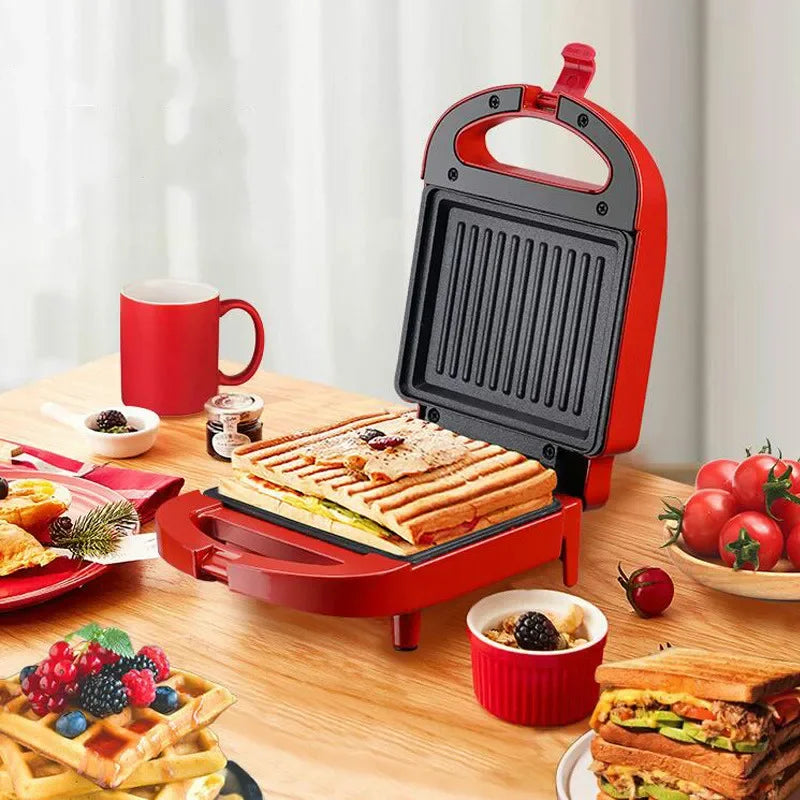 Sandwich machine breakfast machine home light food machine waffle maker machine multi-function heating toast pressure toaster