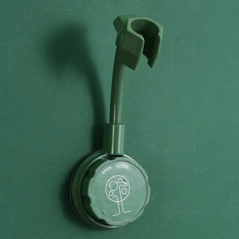 Suction Cup Shower Holder Adjustable Punch-Free 360 Rotation Shower Head Holder Universal Bathroom Bracket Nozzle Base Stand