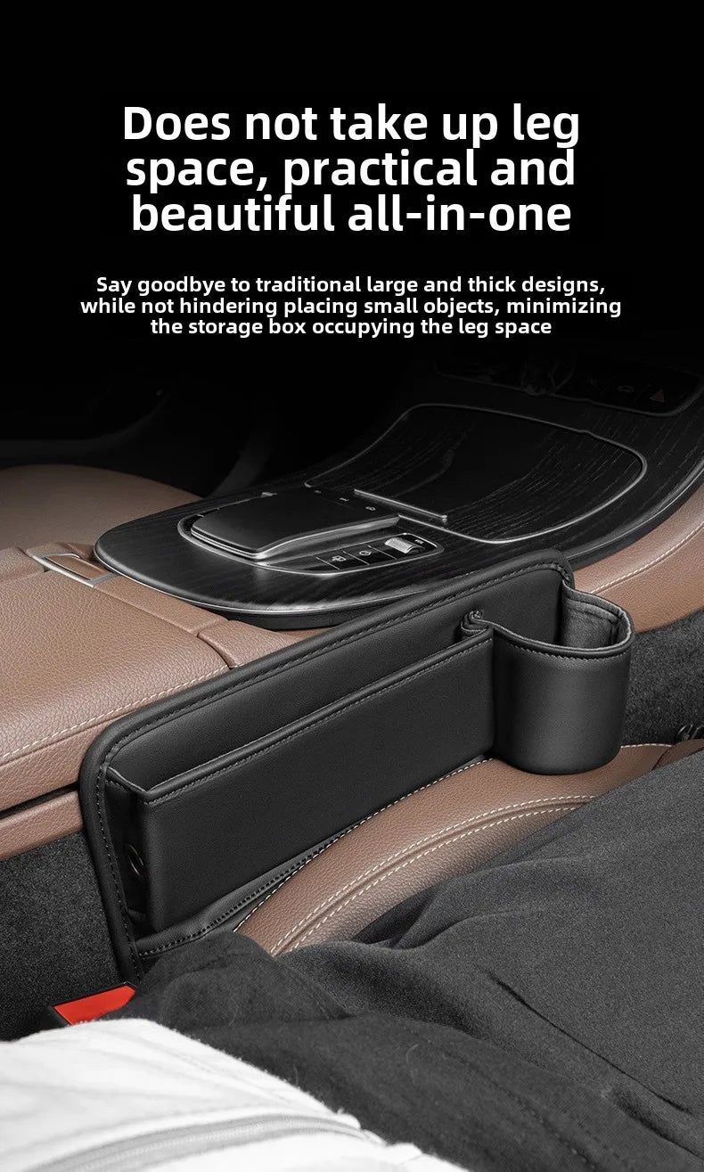 Car Seat Gap Filler Multifunction Organizer Storage Box Key Card with Cup Phone Holder New Universal Pocket Interior Accessories