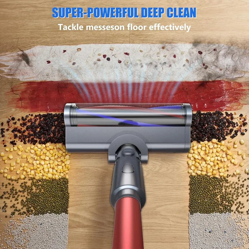Vacuum Head For Dyson V7 V8 V10 V11 V15 Vacuum Cleaner Floor Nozzle Brush Head With LED, Illuminates Dust