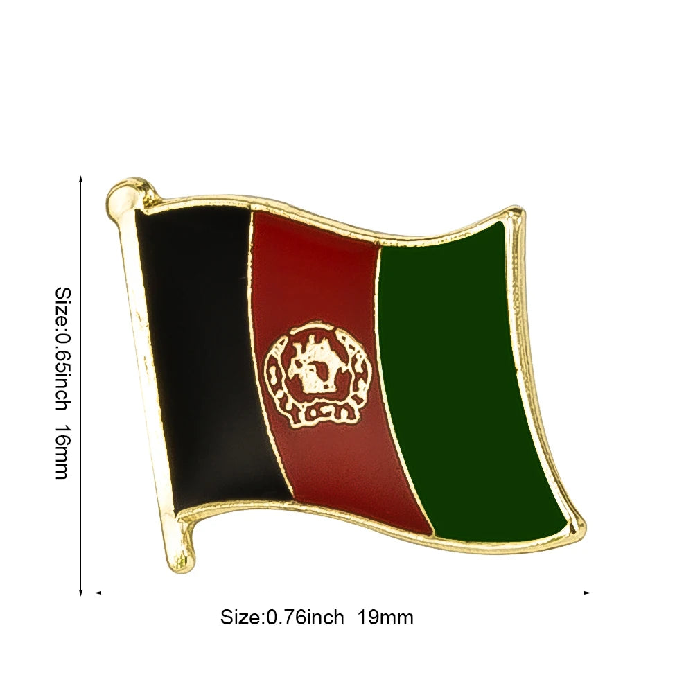 Flag Laple Pin Badge Brooch Albania Algeria Montenegro U.A.E. Oman Azerbaijan Ethiopia Ireland Estonia Andorra Austria Australia